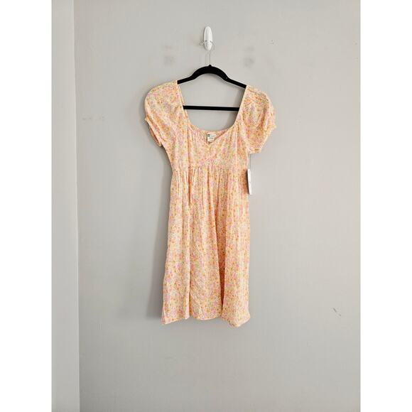 Billabong Floral Mini Dress XS NWT - Picture 5 of 7
